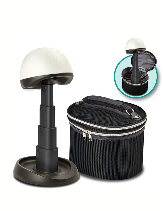 Amazing Travel Sheitel Box with Sheitel Head