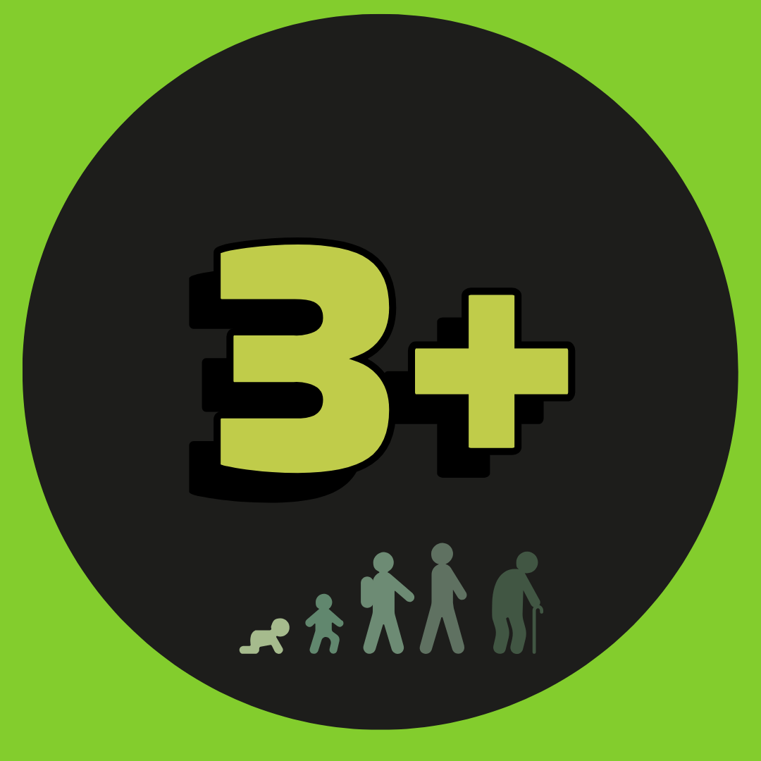 Ages 3+