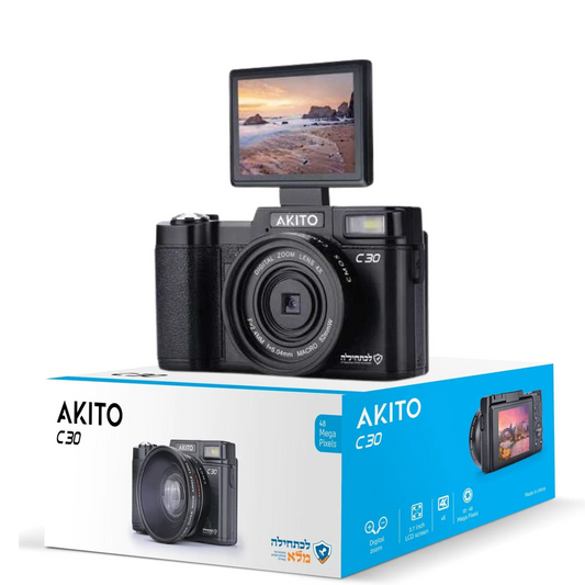 Akito C30 Black Kosher Camera