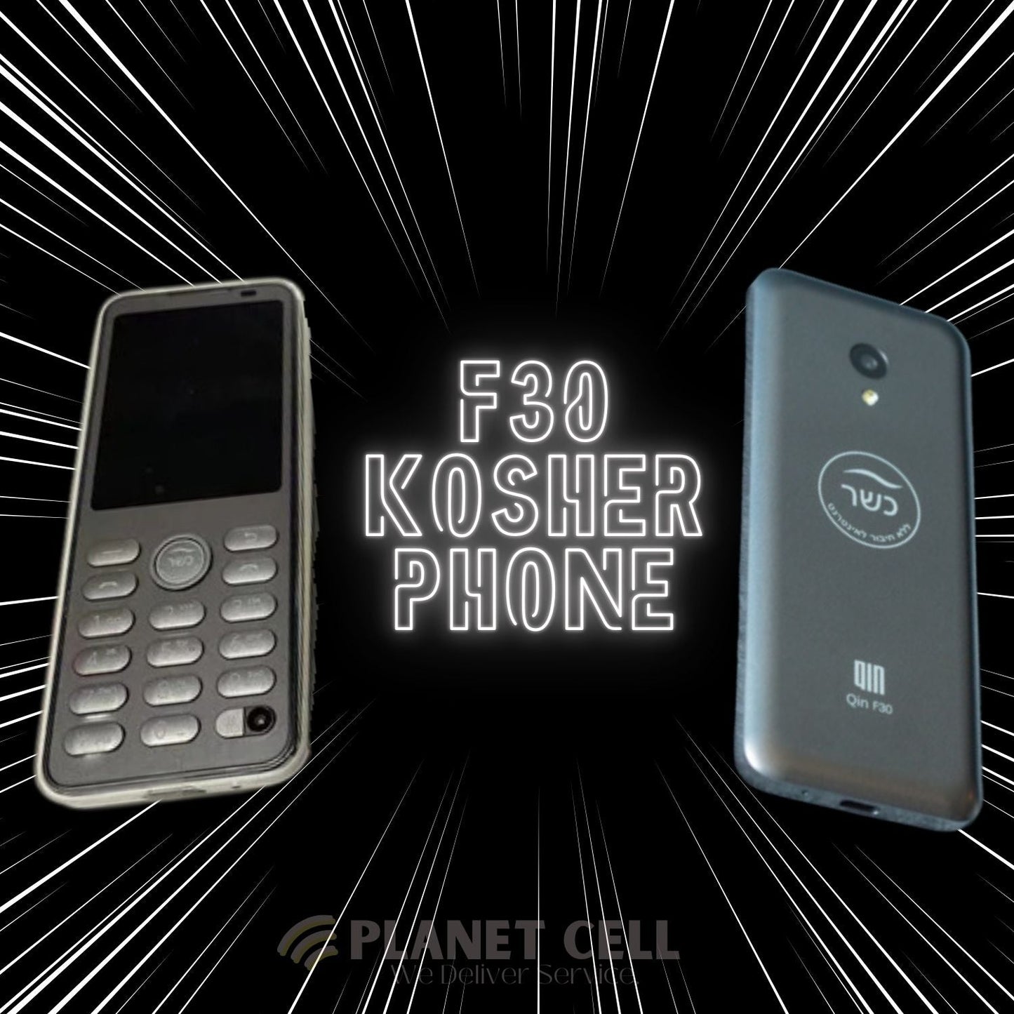 Kosher Full Keyboard 4G PHONE EKO F30 with Waze, Uber Works with Android Auto.